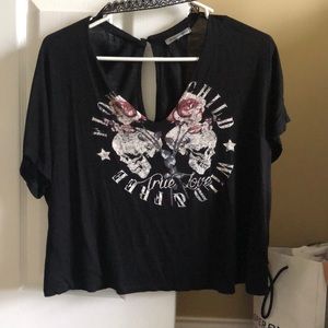 Charlotte Russe choker crop top